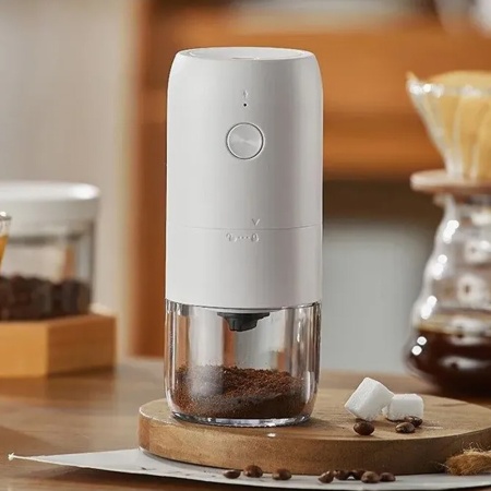 Кофемолка электрическая Circle Joy Electric Coffee Grinder, белая